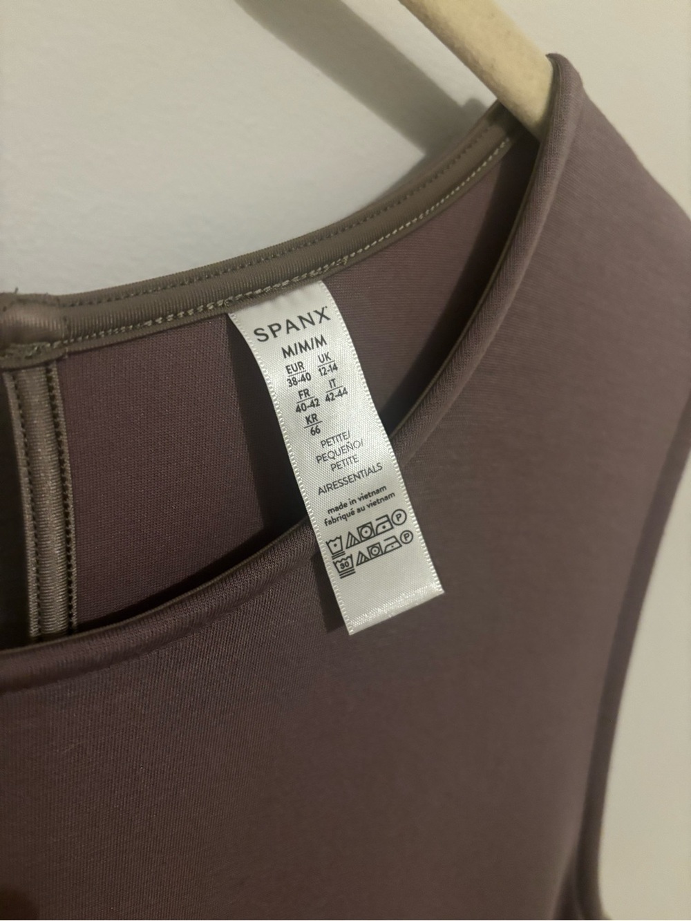 SPANX AirEssentials Sleeveless Wide-Leg Jumpsuit in Taupe - Picture 2 of 3